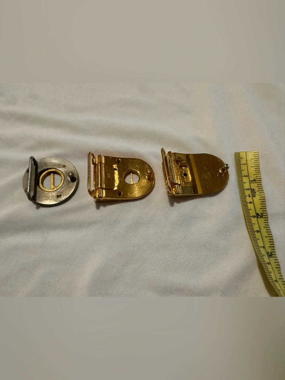 Dunhill Men's Interchangeable Belt Buckle Set of 3 - Gold & Silver Tone